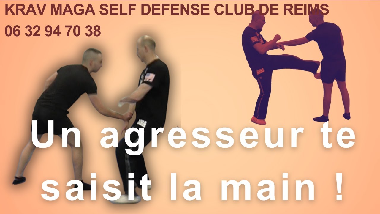 DEFENSE CONTRE SAISIE DE POIGNET - KRAV MAGA SELF DEFENSE REIMS - 06 32 94 70 38 - GREGORY BEZRUKI