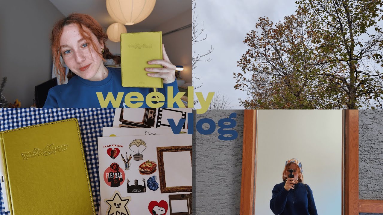 weekly vlog I ajanda kargosu, dolma kalemler, stickerlar, okuduklarım