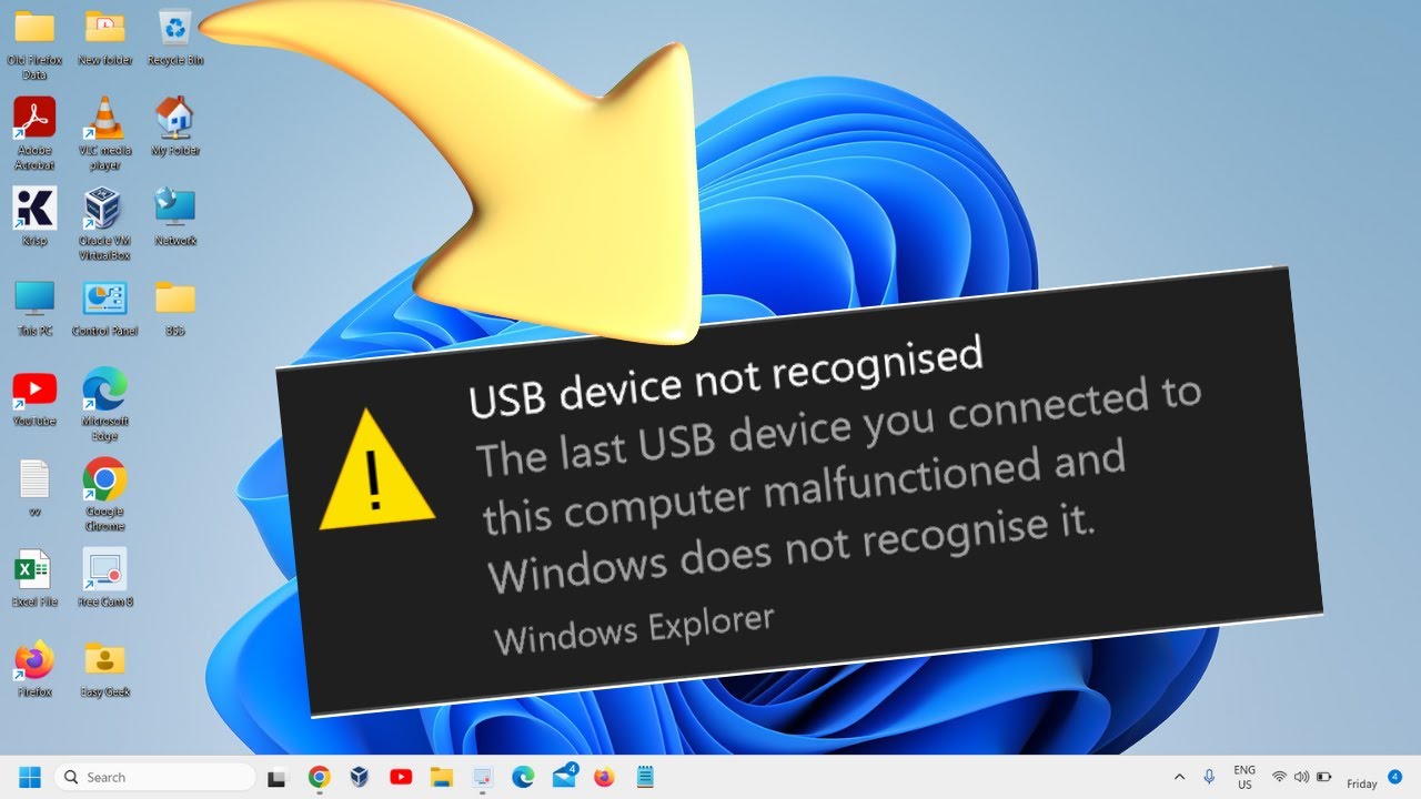 Как решить проблему «USB-устройство не распознано» | Устройство USB не распознано в Windows 11/10