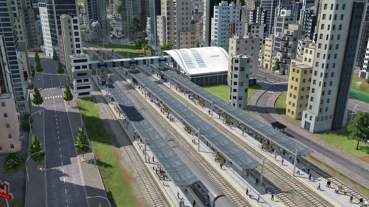 Transport Fever 2 : Construction de la Gare de Chambéry Challes les Eaux ! Episode 13
