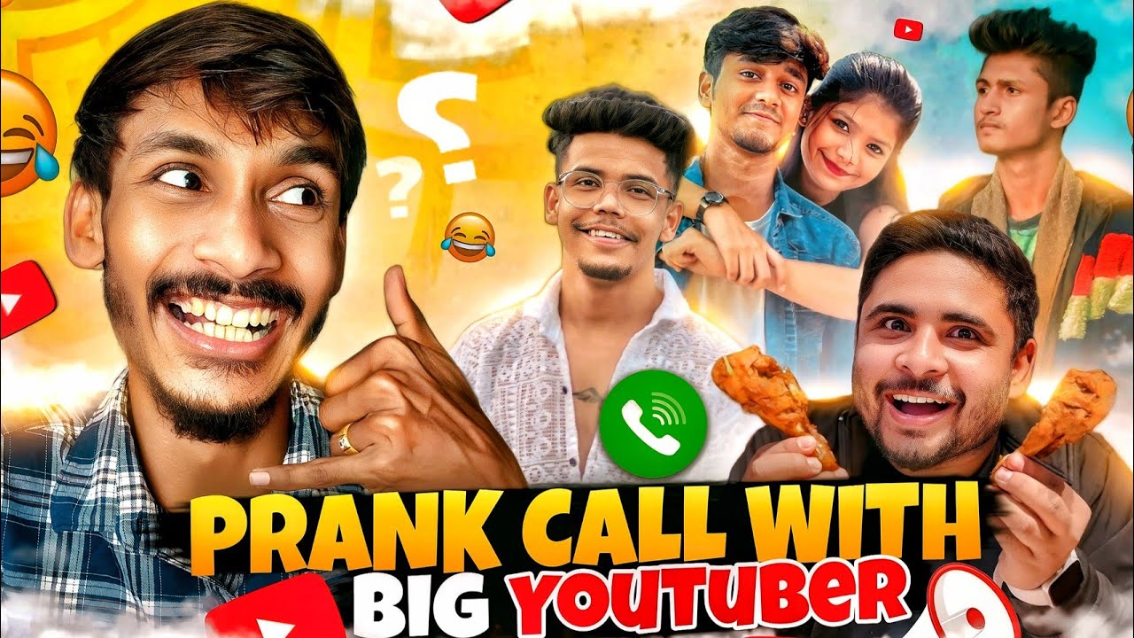 PRANK CALL with BIG YOUTUBER😂 | Ft. Anuraj, Foodie Great, Deep Gungun, Manchu Dada | @BadmasBipua