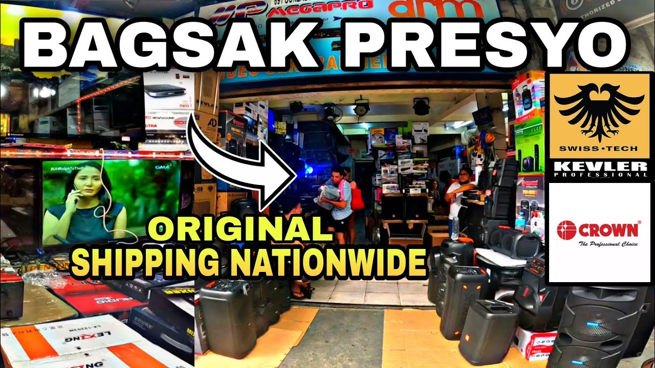 BAGSAK PRESYO ! ORIGINAL SPEAKER AT AMPLIFIER,DVD,SMART TV ! BRAND KEVLER,CROWN | RAON QUIAPO