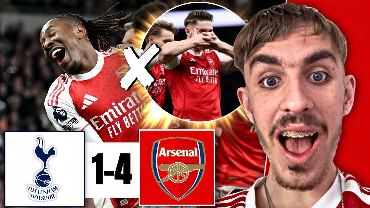EZE x GYOKERES FRY THE NANDOS!! 💥 4-1 ON YOUR BIG DAY OUT 🎶🎶 Tottenham 1-4 Arsenal