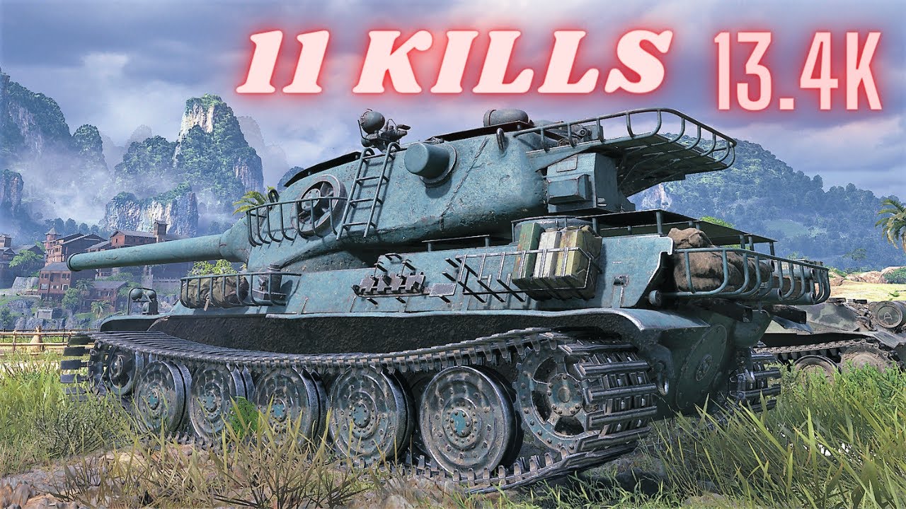 AMX M4 11 Убийств 13,4K урона World of Tanks Replays 4K(Bearbeite