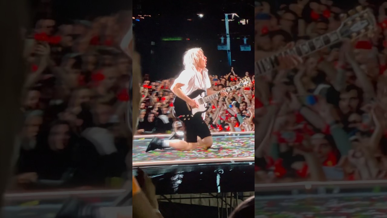 AC/DC 2024 CAMPOVOLO…Angus Young in ginocchio per il suo assolo!!! 
