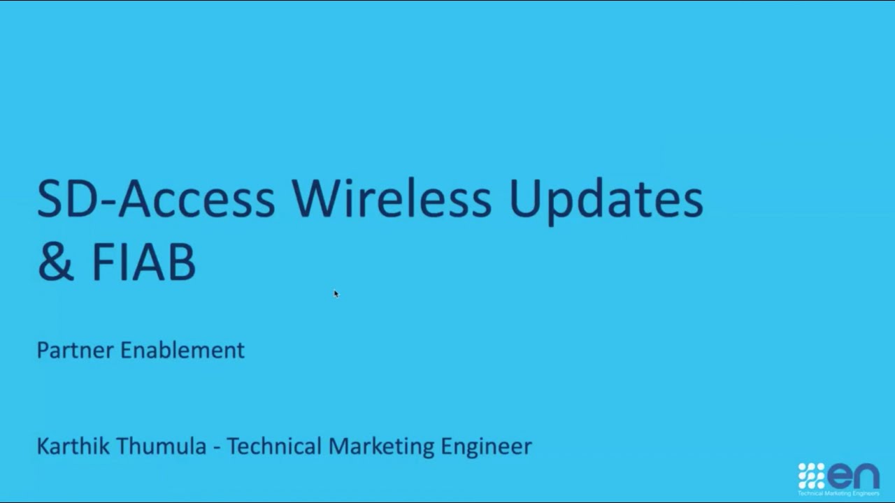 Cisco SD-Access Wireless Enhancements
