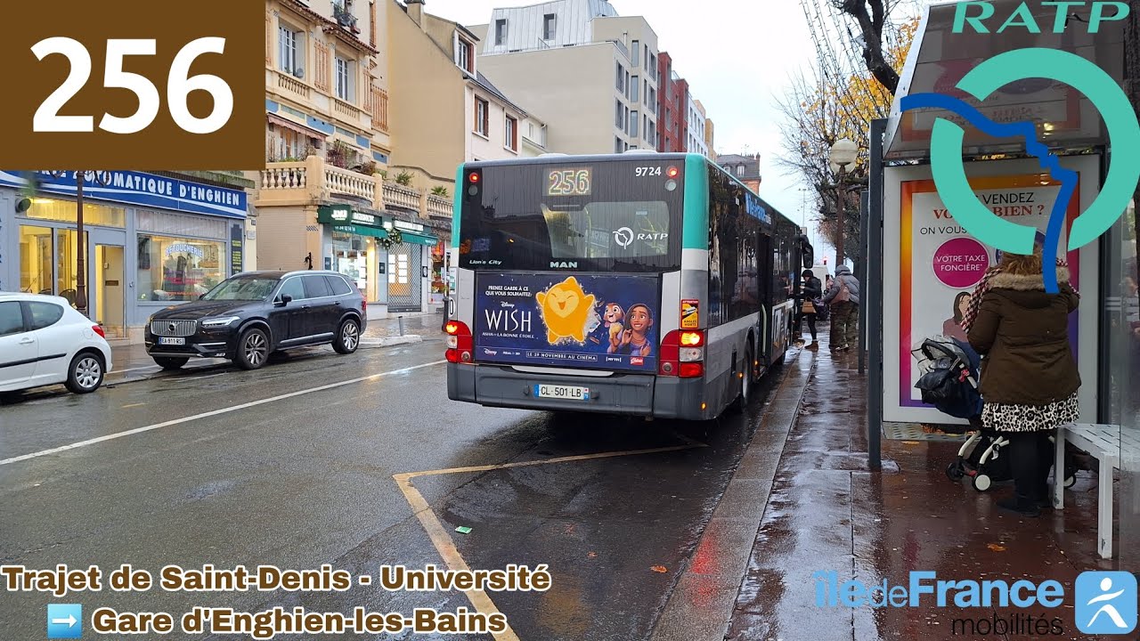 🚍BUS 256 (RATP) : Trajet à bord d'un MAN Lion's City NL253 N⁰9724 (Toute la ligne en Trajet Complet)