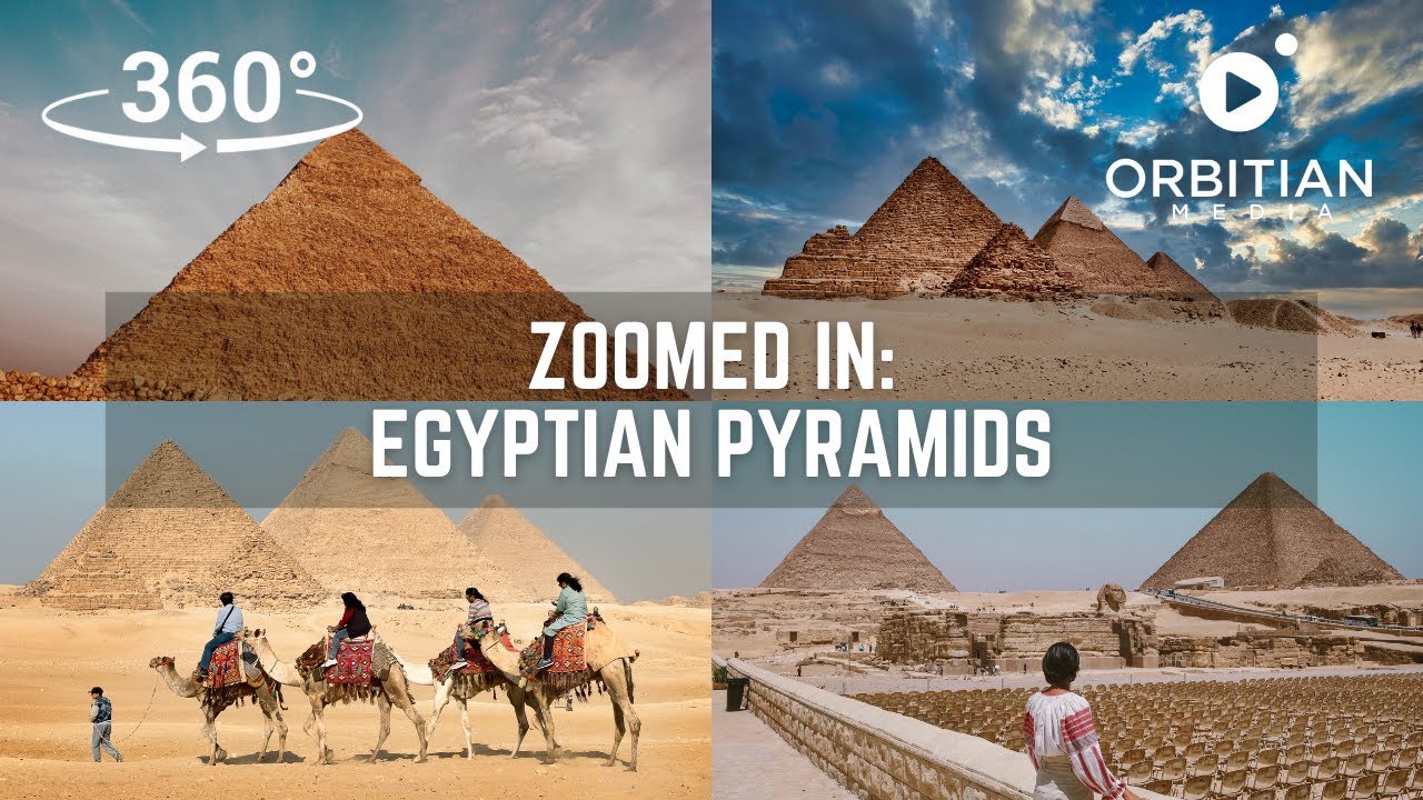 🏜️ Zoomed In: Egyptian Pyramids | 360° Virtual Tour of the Great Pyramids of Giza