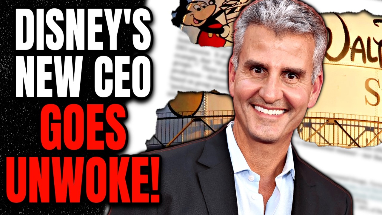 Disney's New CEO Goes UNWOKE?! DEI Dumped in Latest SEC Filings After Pressure from Government!