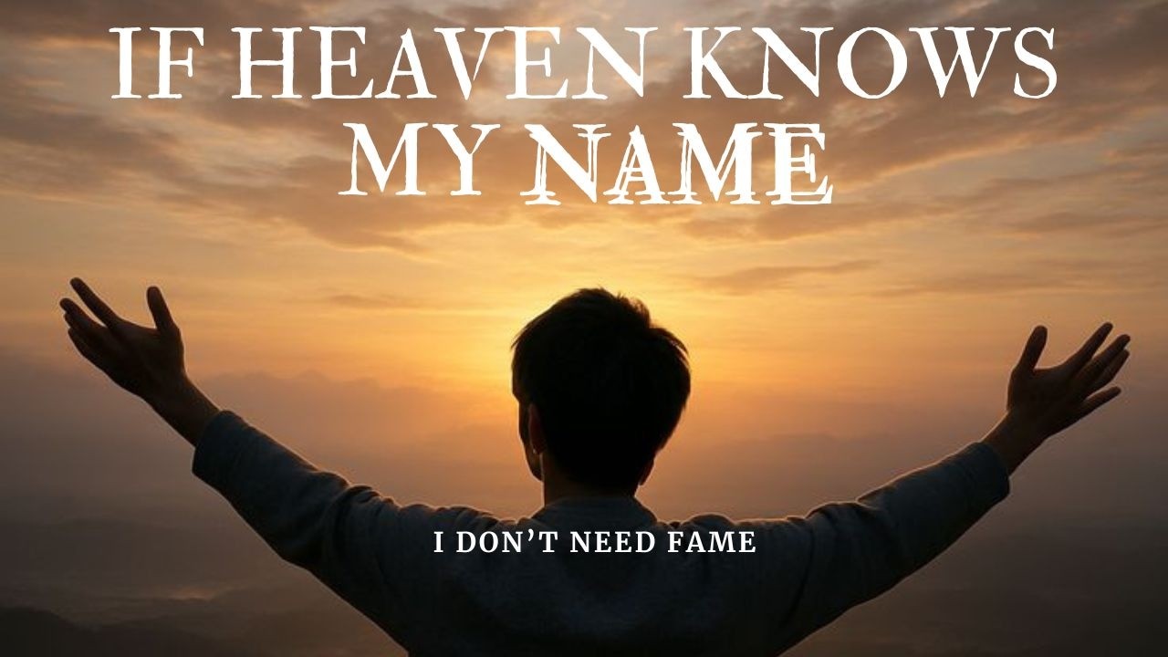 HEAVEN KNOWS MY NAME (lyrics worship)