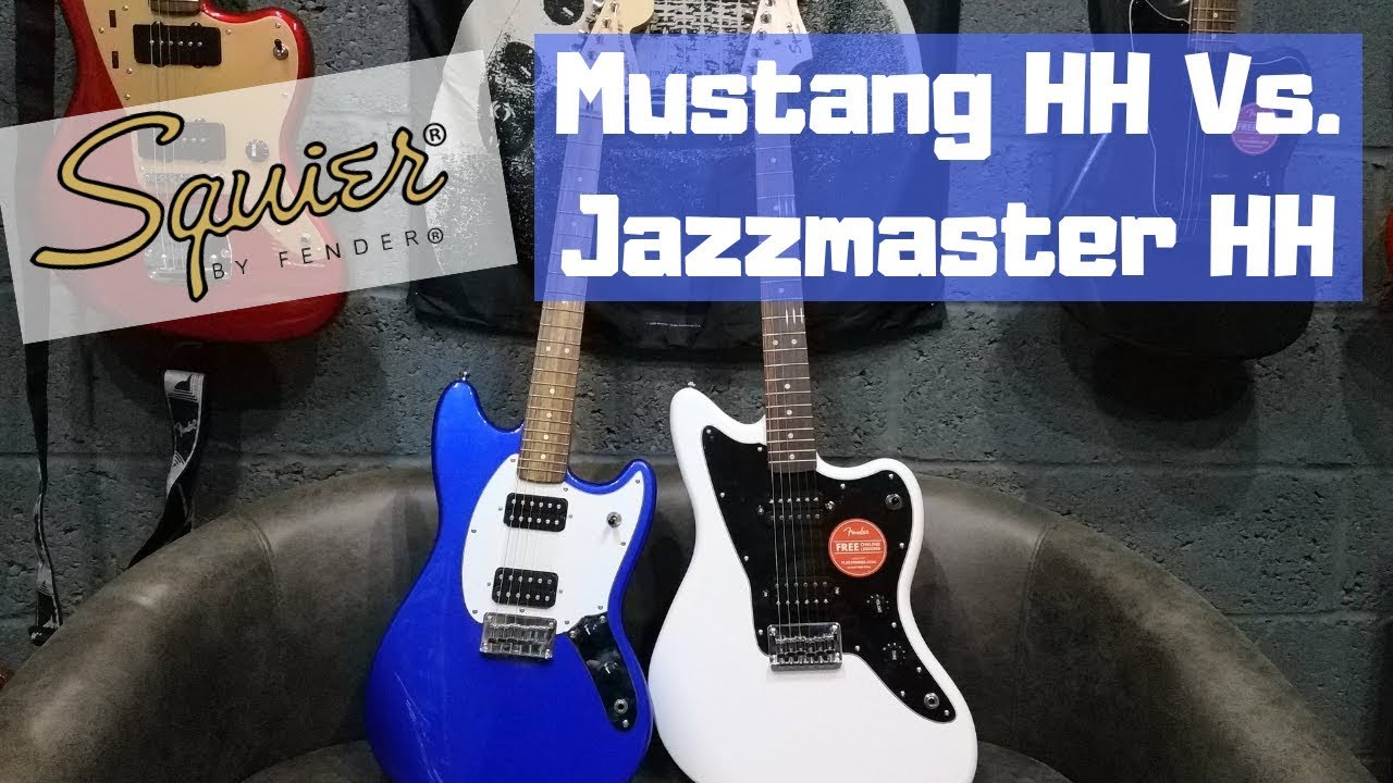 SQUIER MUSTANG JAZZMASTER COMPARISON Bullet Mustang Vs Affinity Jazzmaster