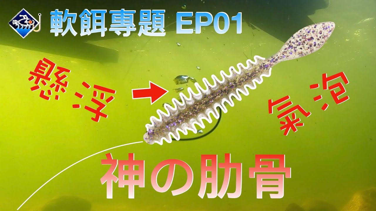 🐟💪【路亞軟餌】顛覆性的秘密功能｜超級「肋骨效應」【大漁視角軟餌專題EP01】
