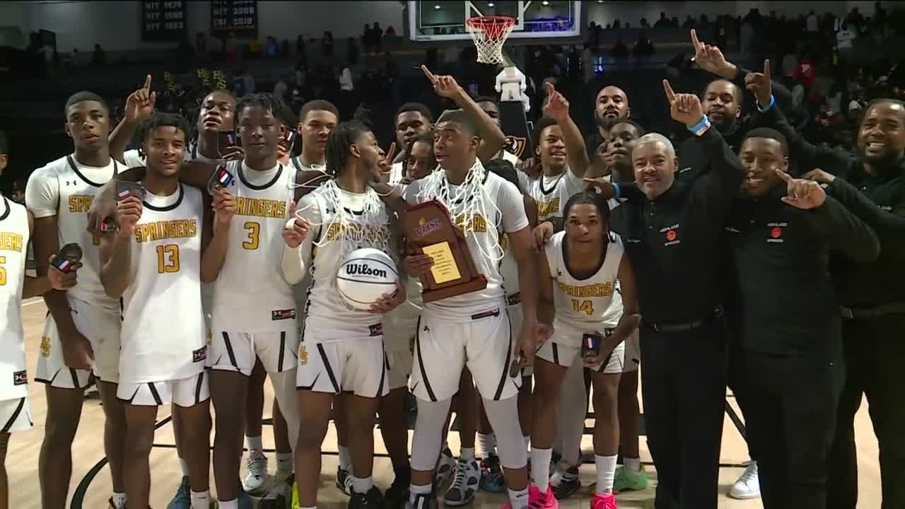 Highland Springs scores VSHL State Championship in boy's basketball