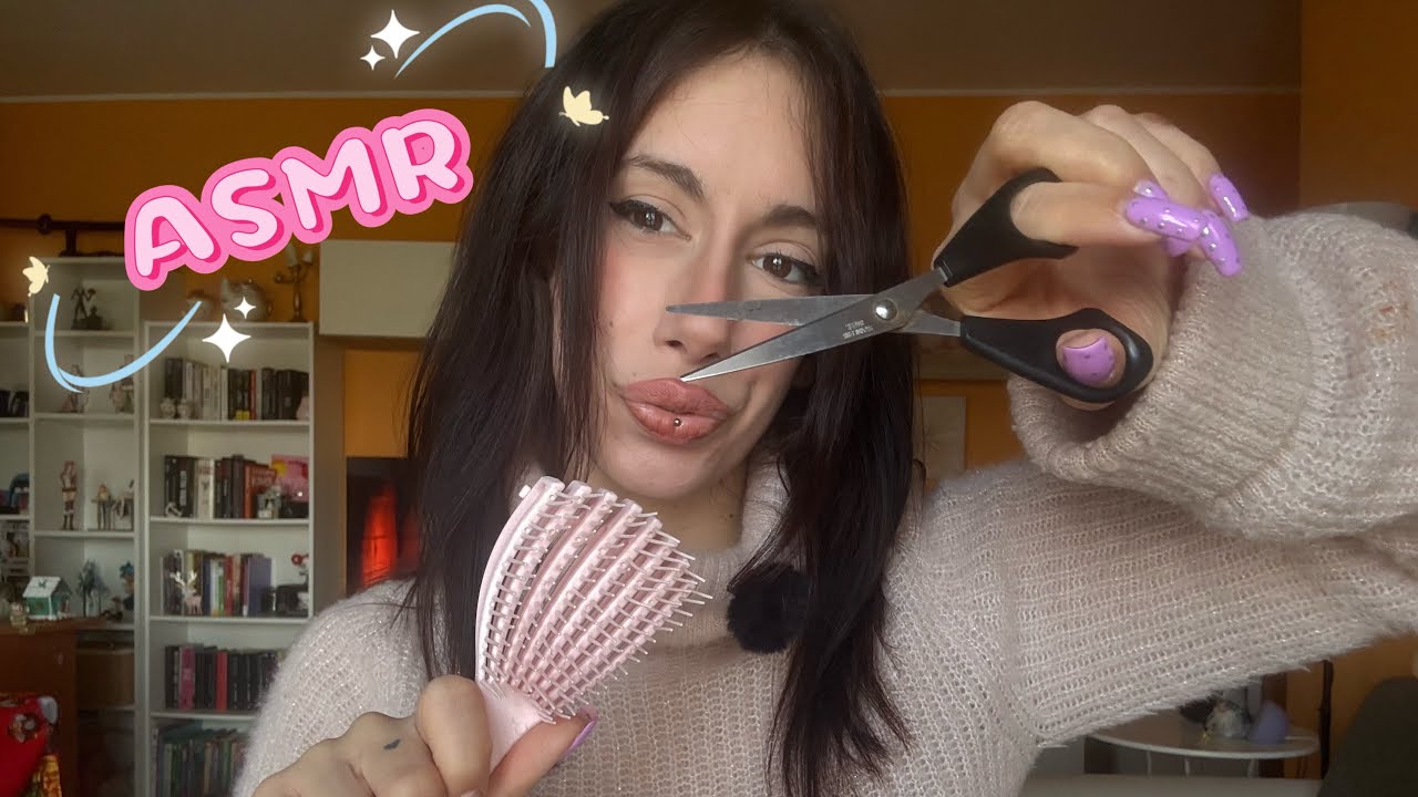 ASMR Estremamente Rilassante: Suoni Reali di Salone | Taglio Capelli, Spazzola, Piastra e Spray ✂️✨