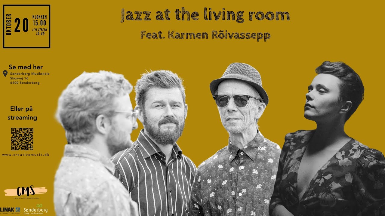 Jazz At The Living Room #12 featuring Estonian singer, composer Karmen Rõivassopp