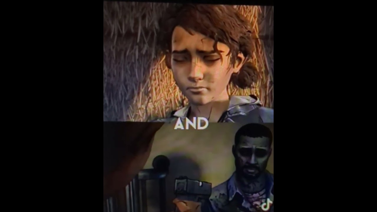 the ending from The walking Dead season 1 and the ending from the walking Dead the final season 😭😢😿