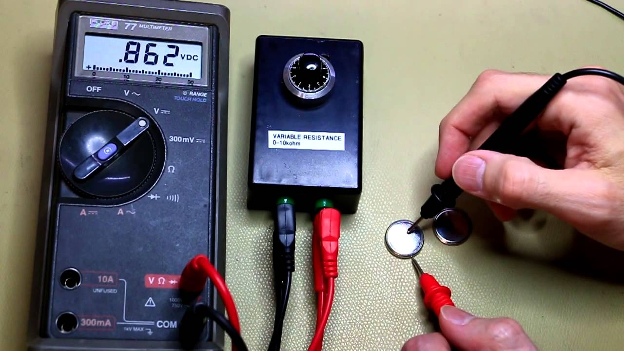 How to Measure a CR2032 Coin cell battery (#006)