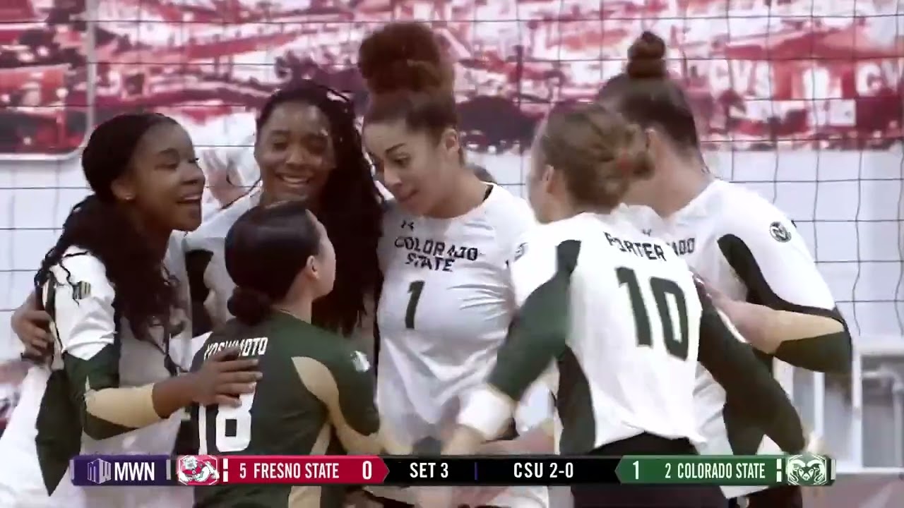 HIGHLIGHTS: #2 Colorado State vs #5 Fresno State Volleyball 11/24/2023
