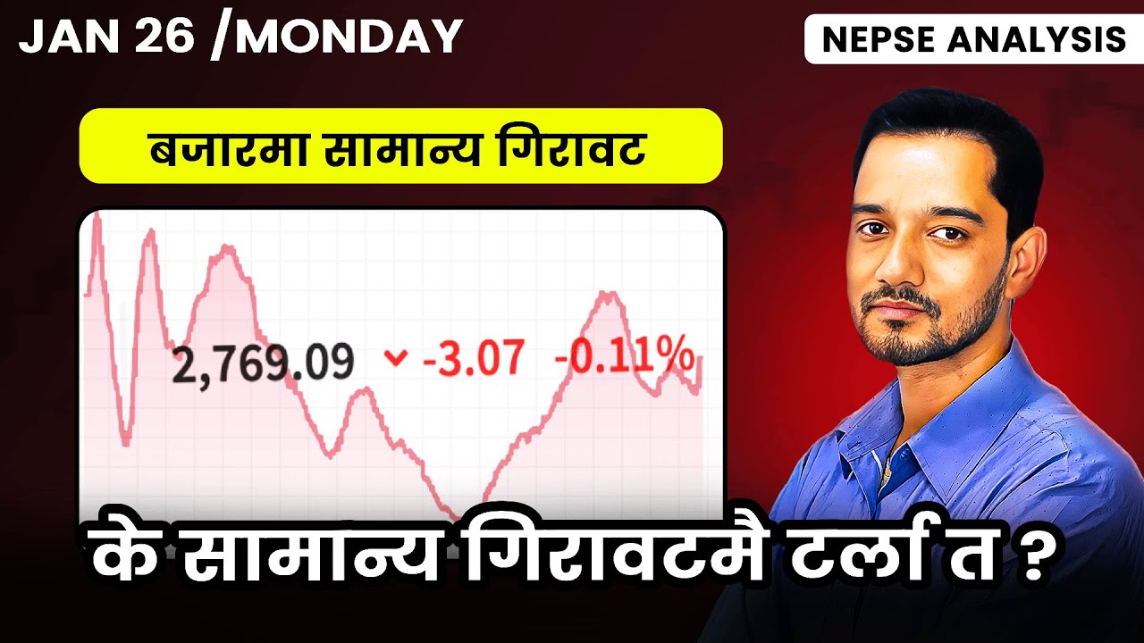 January 26 | Nepse Update | Stock Market Analysis by Ram Hari Nepal