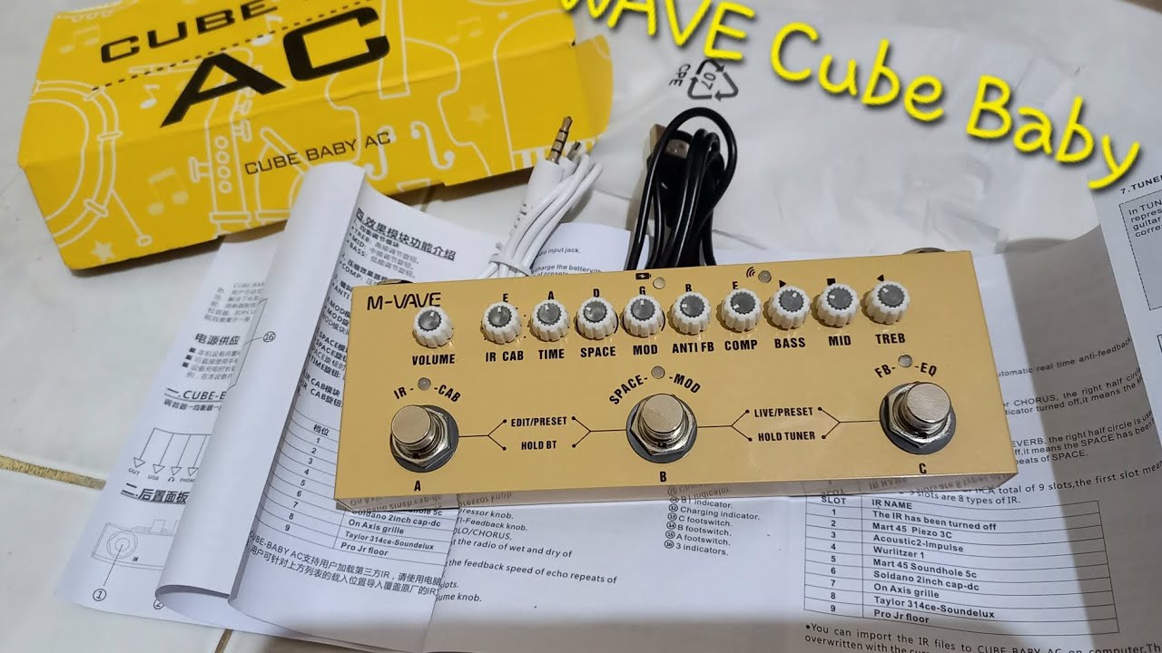 M-VAVE  Cube Baby. First unboxing test.
