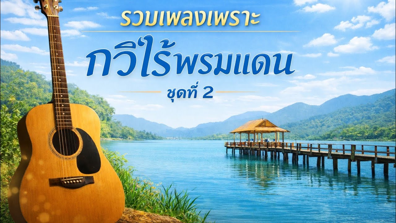รวมเพลงเพราะ กวีไร้พรมแดน ชุดที่2 เหมาะสำหรับเปิดฟังระหว่างทำงาน ขับรถ หรือพักผ่อน