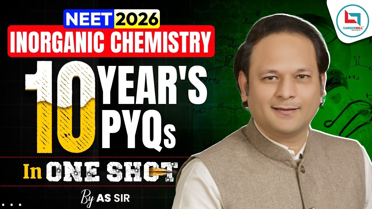 NEET 2026 | NEET Inorganic Chemistry 10 Years PYQ | Inorganic Chemistry by AS Sir #neet