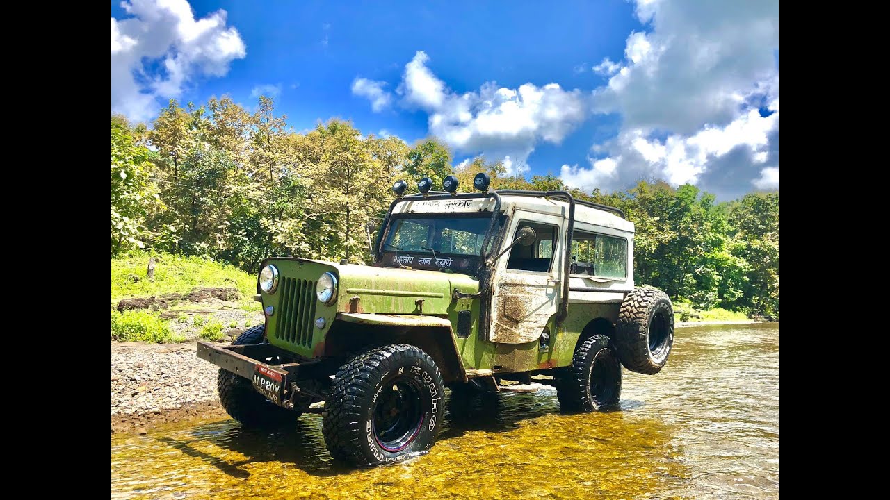 CJ500D Offroading | Retro Jeep Off-roading | 1985 Mahindra CJ500D Chieftain 🔥🔥