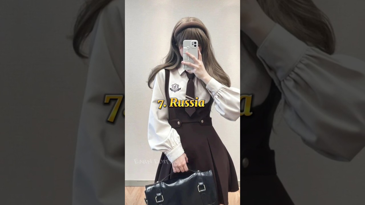 Top 10 countries with the most beautiful school uniform | #top10 #beautiful