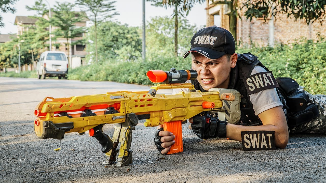 LTT Game Nerf War : Two Warriors SEAL X Nerf Guns Fight Braum Crazy Horrific Battle