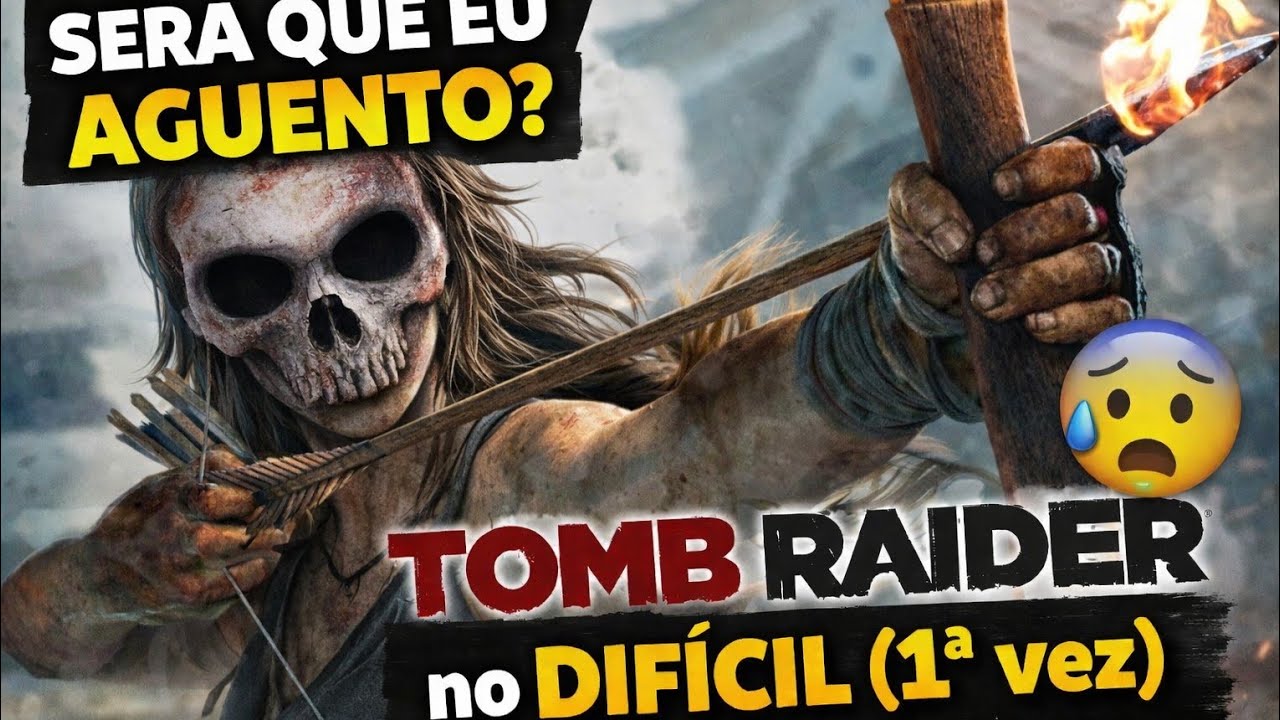 Jogando tomb raider definitive edition pela primeira vez no difícil 👍