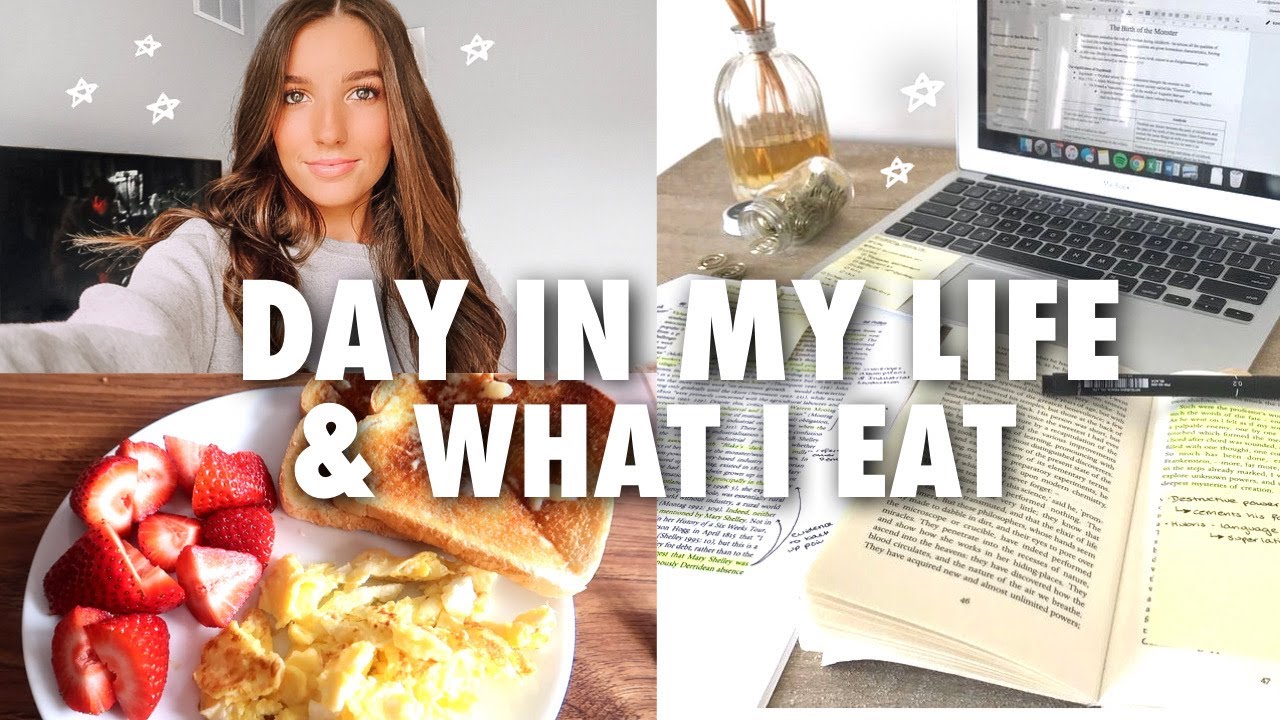 College Vlog : early morning, what I eat, writing an essay & lots of studying