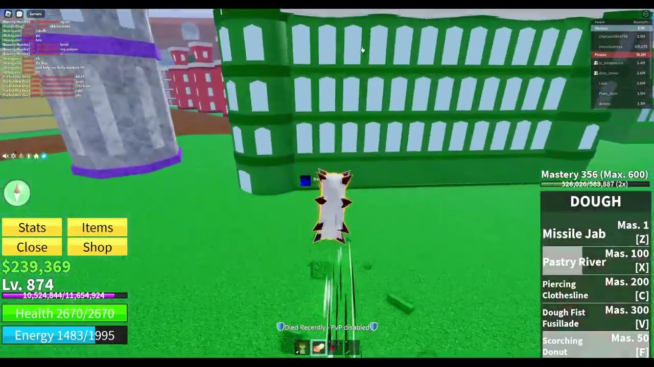 Explaining How you can get dough awakening in second sea!(Blox Fruits