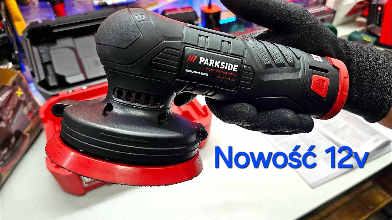 Szlifierka mimośrodowa Parkside Performance 12V PAESP 12-LI A1  Test