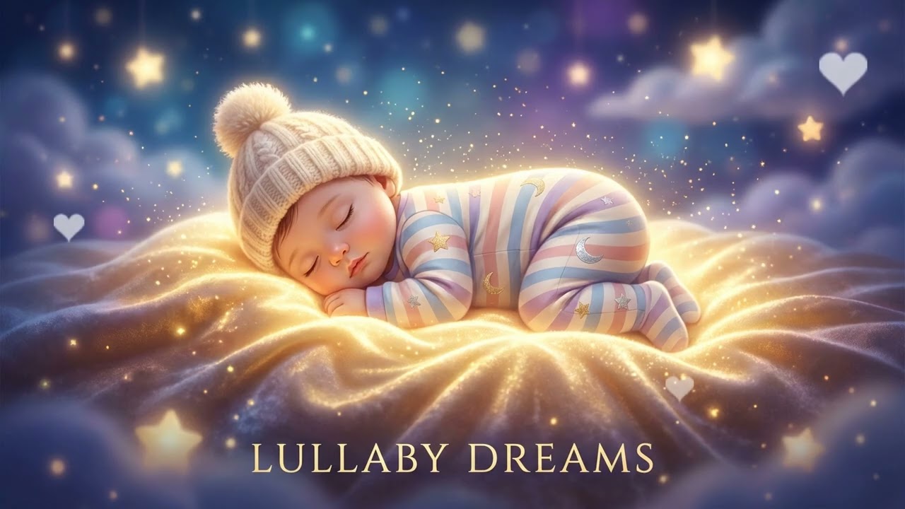 ☔ Gentle Rain Sounds 💖 Calm Baby Sleep Music All Night 🌙