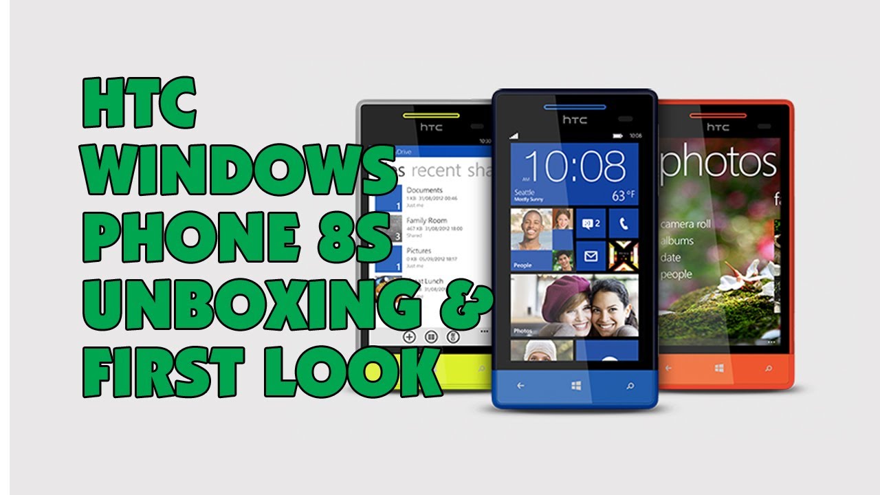 HTC Windows Phone 8S Unboxing & First Look
