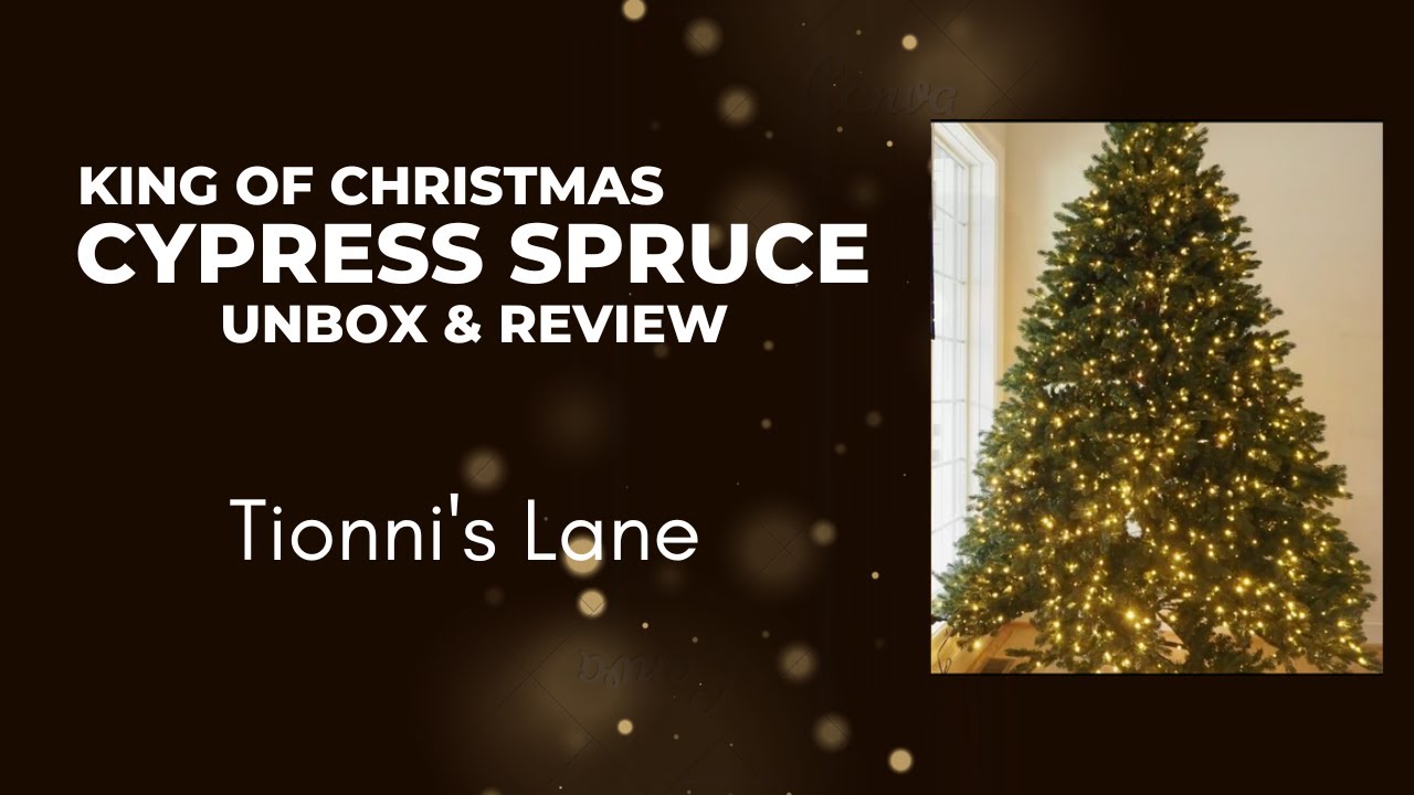 #kingofchristmas #christmas King of Christmas Cypress Spruce Tree Review