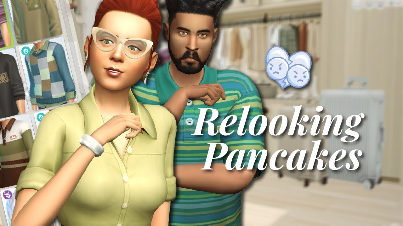 On relooke ce foyer ICONIQUE : les Pancakes 🚃 Créer un sims - Les Sims 4