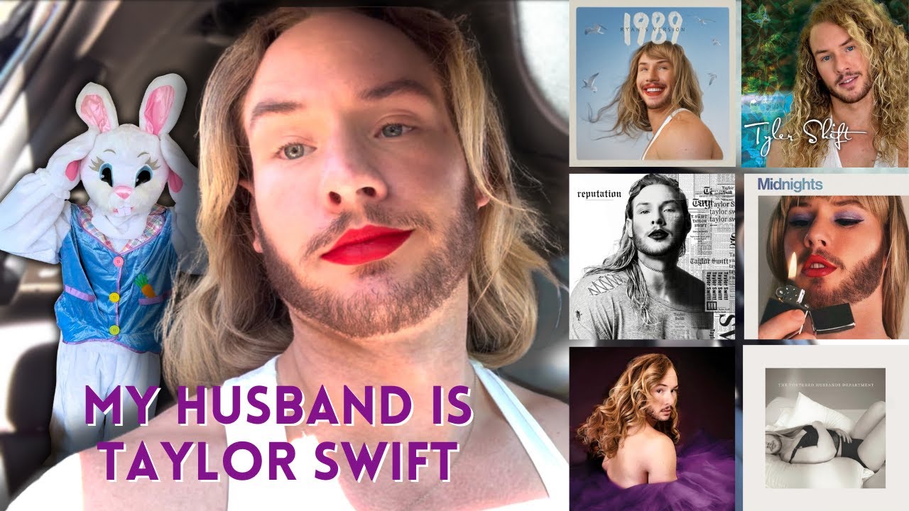 Recreating Taylor Swift's Album Covers Using My Husband