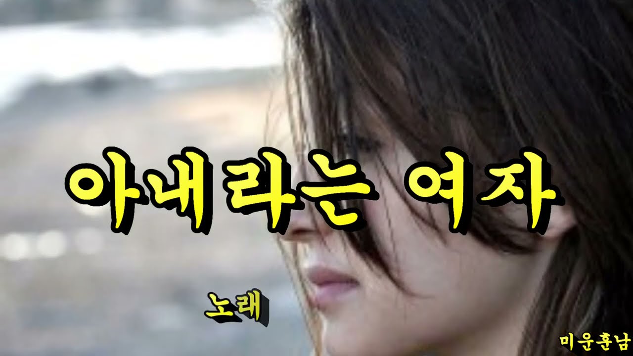 아내라는여자  -  나훈아
