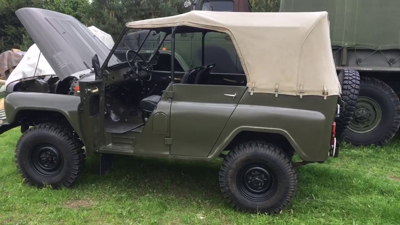 Uaz 469 prezentacja silnika po remoncie, УАЗ-469 Ремонт двигателя