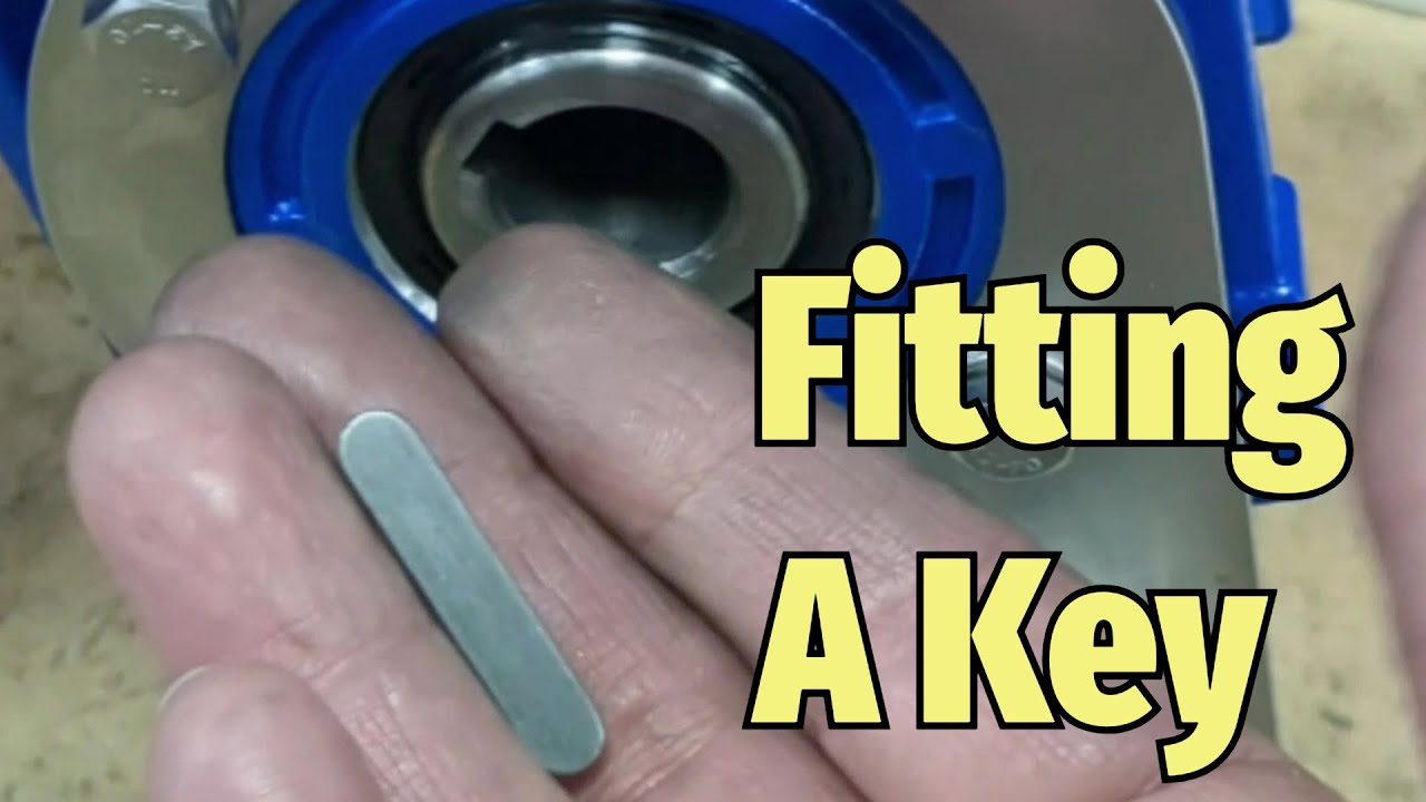 How to Fit a Key to a shaft and sprocket like a pro