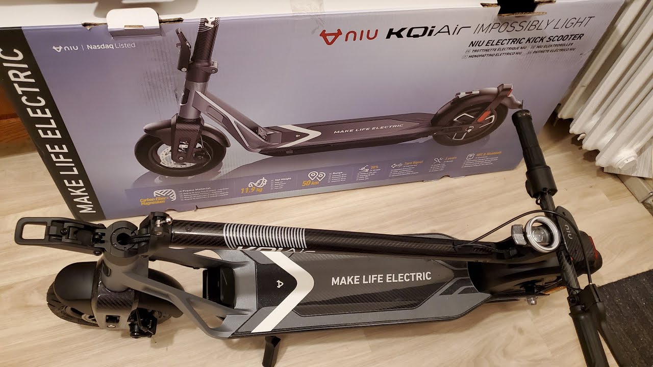 NIU KQi Air Unboxing and Detailed Overview
