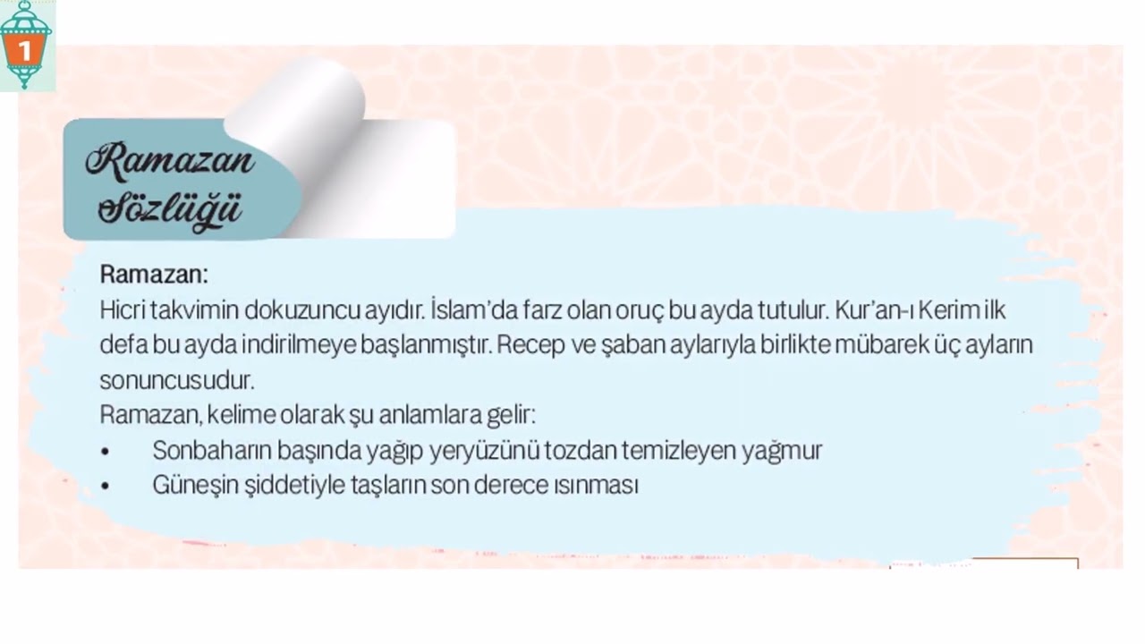Ramazan Günlüğü1