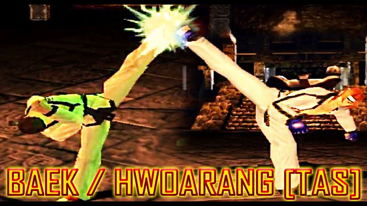 [TAS] Baek \ Hwoarang Gameplay - Tekken Tag Tournament (Remake) (Requested)