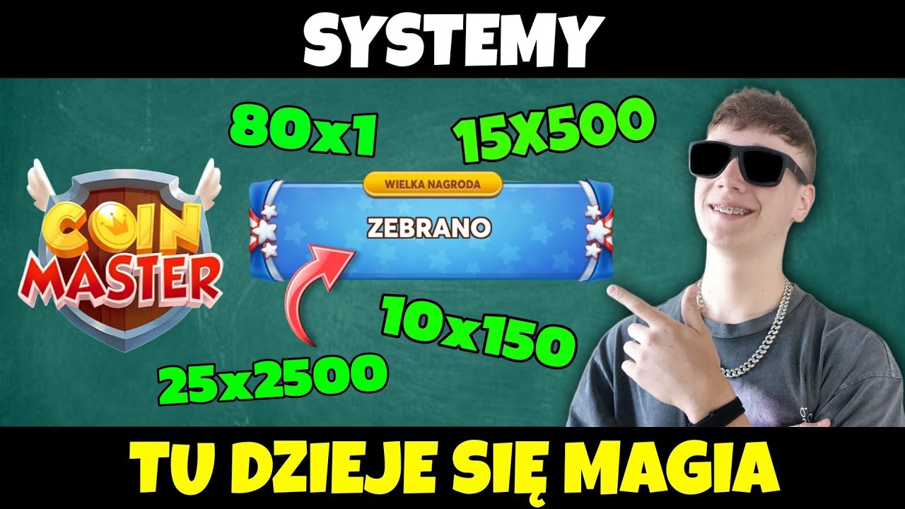 SYSTEMY w Coin Master - Jak Działają i Jak Nimi Grać by Przejść Cały Event? - Poradnik