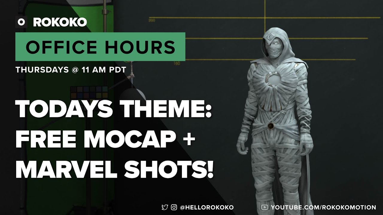 Recording Free Mocap and Marvel Shots I Rokoko Office Hours