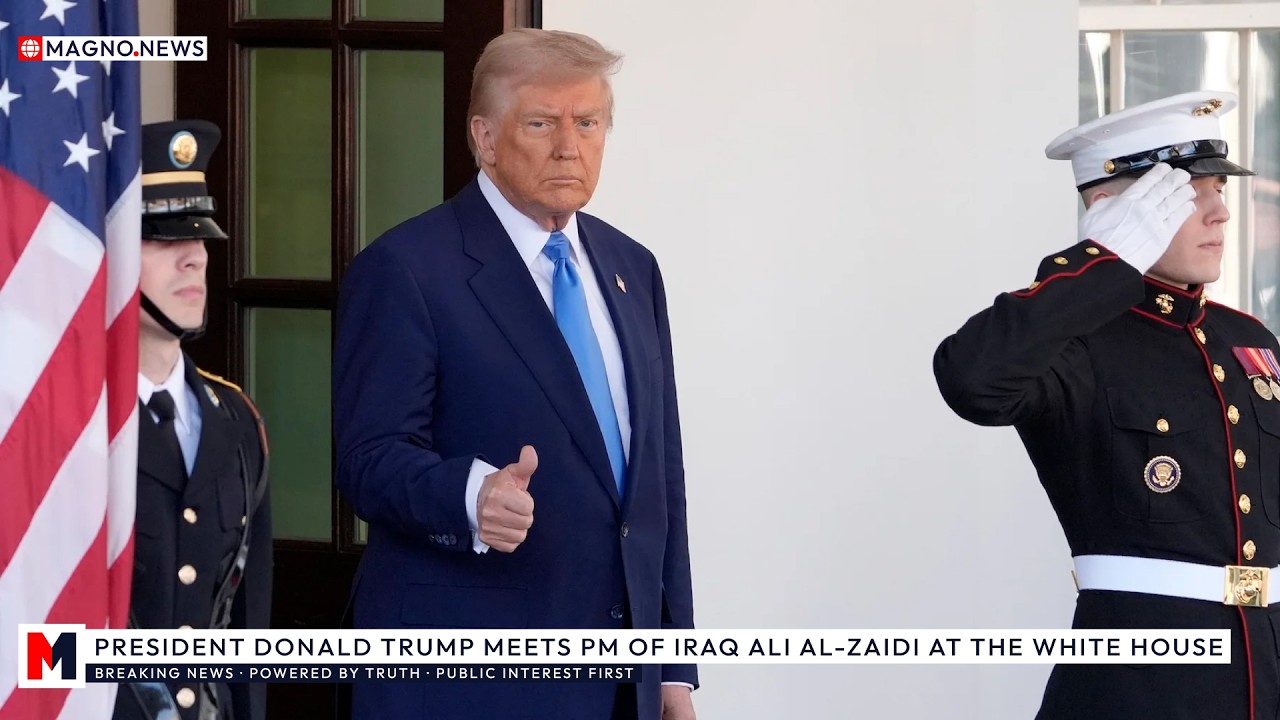🇺🇸|🇮🇶 President Donald Trump meets Prime Minister of Iraq Ali al-Zaidi at the White House [LIVE]