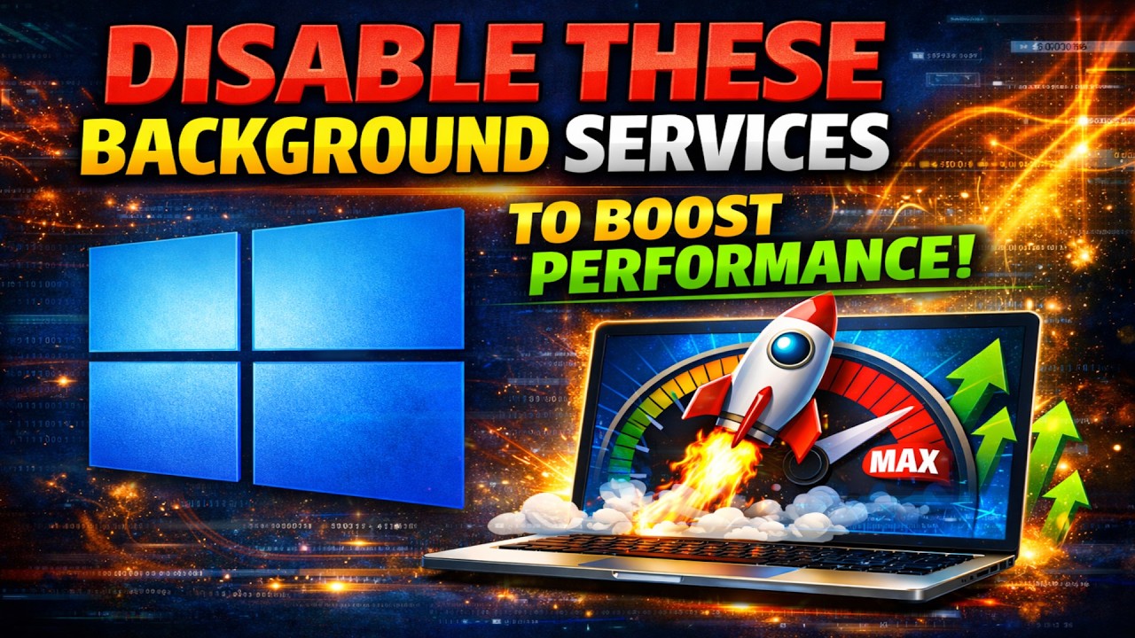 Отключите эти 7 фоновых служб в Windows, чтобы повысить производительность!