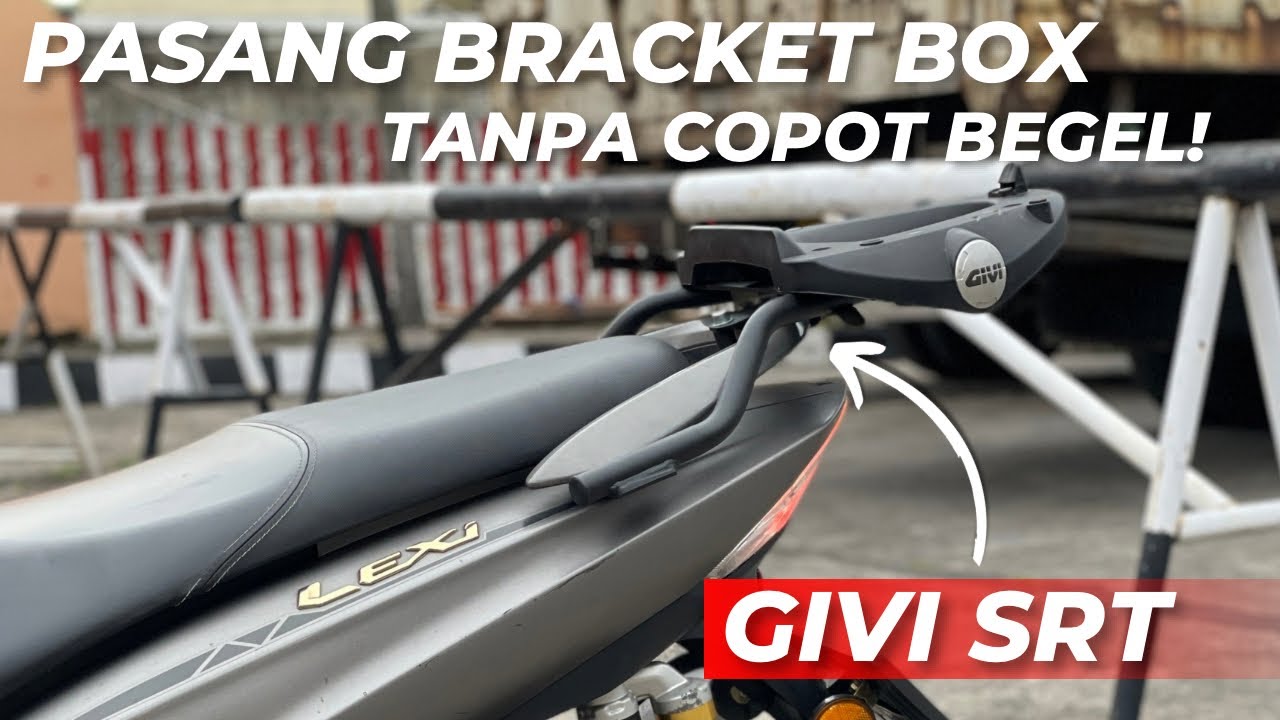 PASANG BRACKET BOX GIVI YAMAHA LEXI 125 155