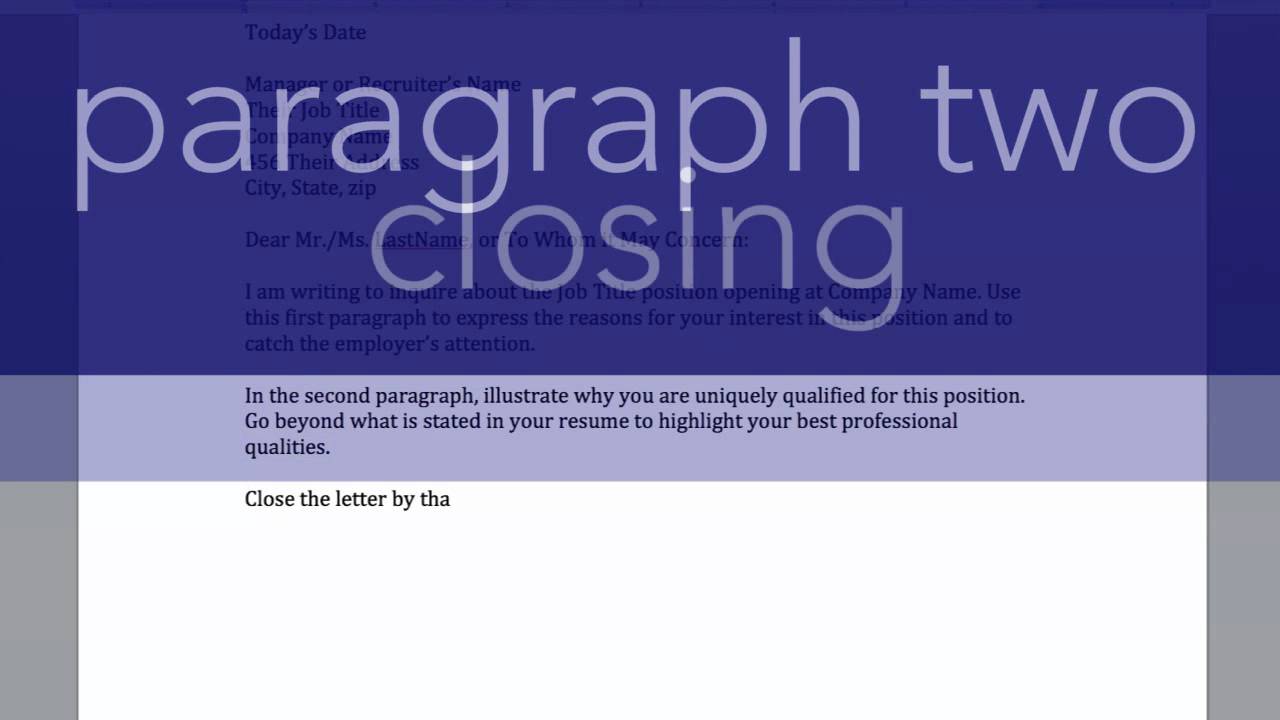 How to Write a Letter of Interest for a Job : How to Write a Letter of Interest for a Job